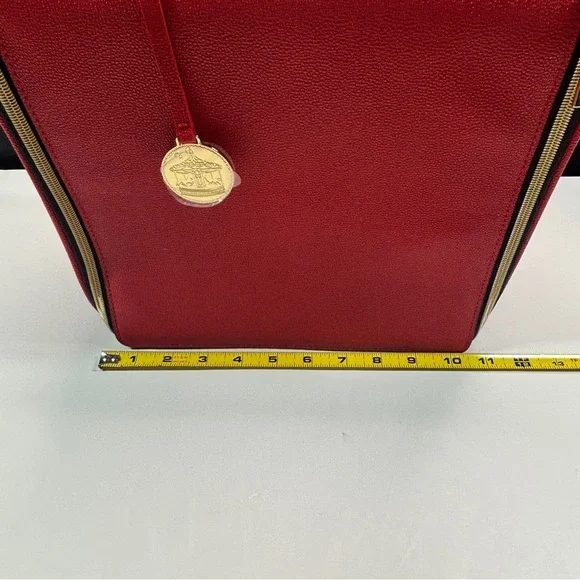 2 Estee Lauder Bags Double Train Case Red Velvet Professional Hard Zipper Bow - Picture 13 of 16